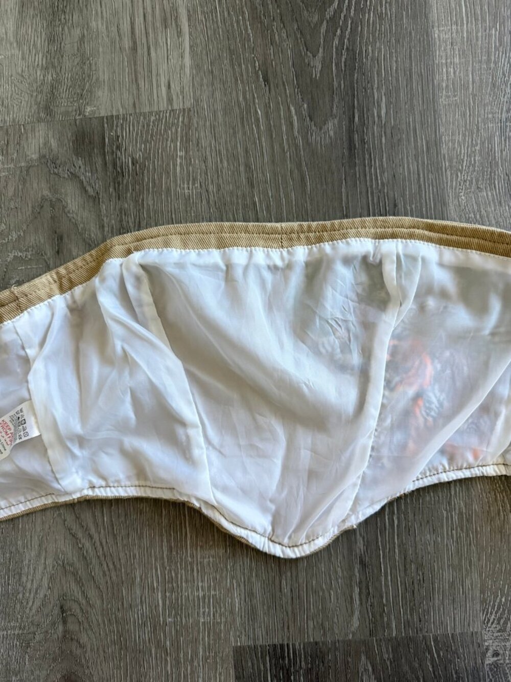 Nasty Gal Beige Dragon & Tiger Embroidered Corset Tube Top | Size 0 - Picture 6 of 6